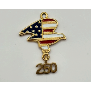250 Years Eagle with American Flag #6690HP